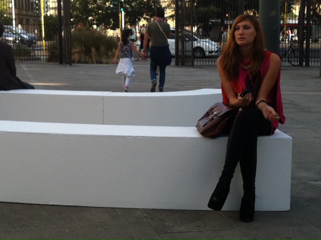 How to feel fabulous in Florence: Sit among all the fabulous people. 