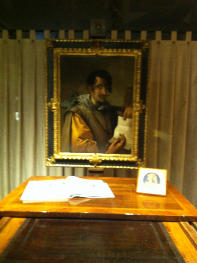 A Florentine gentleman, caught in an antiques shop window.