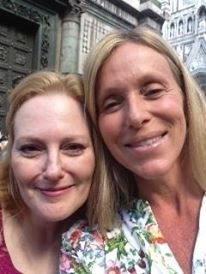 9. This picture was taken about 30 seconds after we met. Yours truly on the left (looking rather the worse for wear), Sandra on the right.