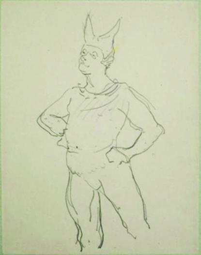 I dare you to look at that simple sketch without smiling. 